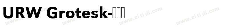 URW Grotesk字体转换